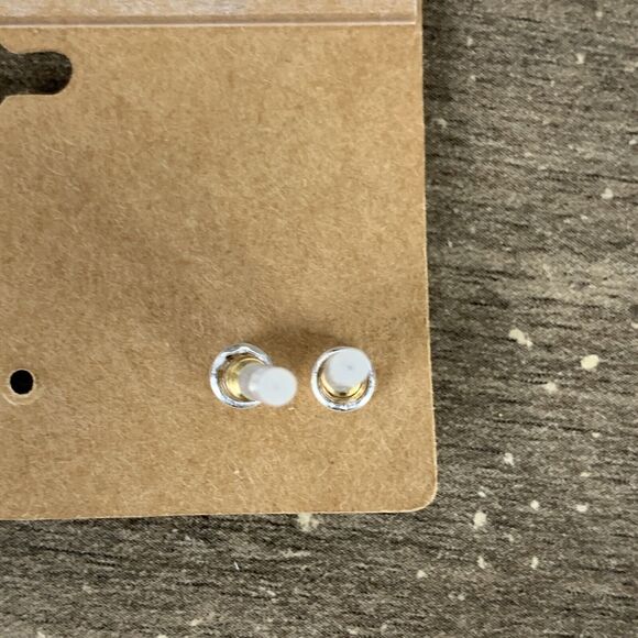 Stephan & CO Earrings 2 Pairs Stud and Dangle Star Rhinestone Gold - Picture 7 of 9